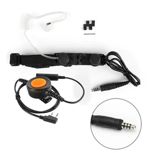 Z-Tactical Throat Mic Adjustable Headset pour Kenwood TK-208 TK-220 TK-240 TH-28 - Zdjęcie 1 z 15