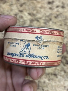 Vintage Hercules Powder Company n. 6 Tappi di Soffiaggio Tin-Mining - Foto 1 di 5