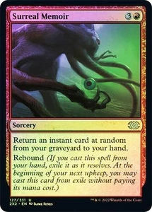 Surreal Memoir FOIL - 127/331 - Uncommon - 2X2 Double Masters 2022 MTG - Picture 1 of 1