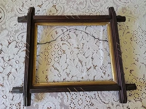 Cornice antica arte vagabonda in legno adatta per immagine o dipinto 8"x10" - Foto 1 di 15