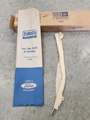 NOS OEM Ford 1965 1966 Mercury Door Edge Guards Trim Monterey Montclair Marauder - Image 1 of 4