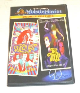 Midnite Movies Double Feature Widescreen DVD - Psych-Out & The Trip Region 1 - Foto 1 di 4