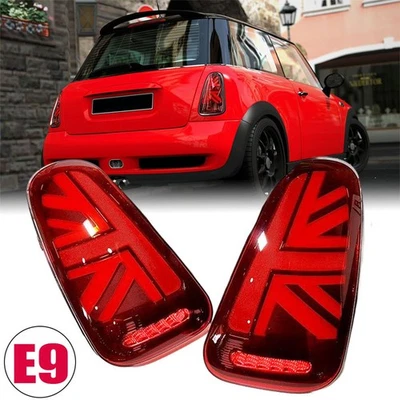 E9 LED Tail Lights For 2001-2006 BMW Mini Cooper R50 R52 R53 w/Fog Lights - Image 1 of 4