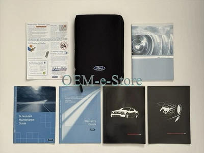 2007 Ford Mustang V6 V8 Coupe Convertible GT Owners Manual Book Guide Set + Case - Image 1 of 4