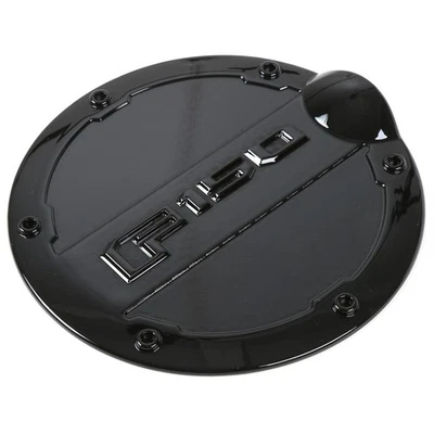 Tapa de llenado de gas para puerta de tanque de combustible ABS negro mate apta para Ford F150 2015-2020 Foto 1 de 4