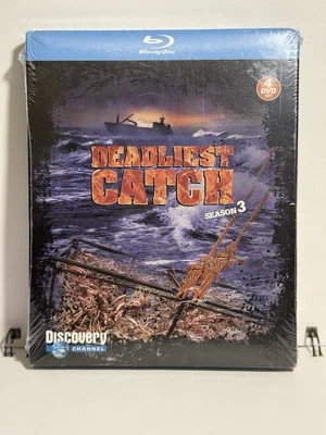 Deadliest Catch - Season 3 (Blu-ray, 2007, 4 Disc Set) Sealed - Image 1 of 2