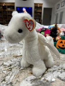 TY Buddy MAGIC The White Dragon Buddy RARE Large 14 inch NWT & tag protector! - Bild 1 von 11