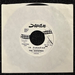 The Showmen In Paradise Promo Vinyl 7" Single 1965 Swan Northern Soul 45 - Picture 1 of 4