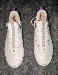 Nike Force Trout 9 Elite MCS “Grey Orange” Men’s Size 12.5 Baseball Cleats - Picture 1 of 7