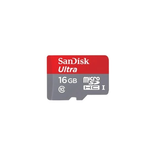 APC SDSQUNC-016G-AN6IA 16GB SANDISK ULTRA MICROSDHC CLASS 10 100MB/S UHS-I CARD - Image 1 of 1