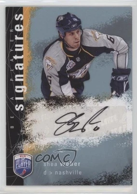 2007-08 Upper Deck Be a Player Signatures Shea Weber #S-WE Auto HOF - Image 1 of 2