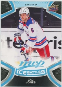 2021-22 Upper Deck MVP Zac Jones Ice Battles Short Print Rangers #225 - Picture 1 of 2