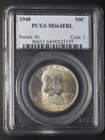 1948 Franklin Half Dollar - Pcgs Ms64 Fbl - Coingiants -