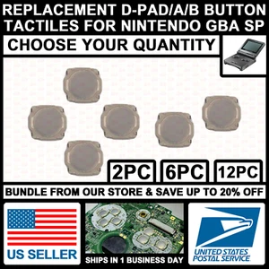 GBA SP DPad A B Button Switch Tactile Replacement D-Pad Gameboy Advance SP - Picture 1 of 10