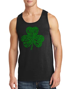 Camiseta sin mangas Green Shamrock Typography para hombre St Patricks Day - Imagen 1 de 4