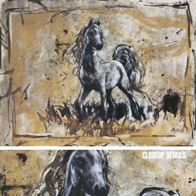 40W"x30H" ALCIPPE por MARTA WILEY - LONA GALOPE CAVALO PÔNEI GARANHÃO - Imagem 1 de 4