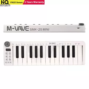 M-VAVE SKM-25 MINI Wireless Mini Midi Keyboard 25 Tasten Midi Keyboard Controller - Bild 1 von 6