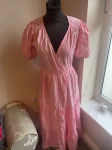 Maxi Vestido Envolvente Estilo En Niveles Nunca Completamente Vestido Talla 6 Nuevo Sin Etiquetas - Imagen 1 de 10