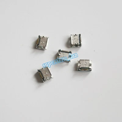 5件微型USB 7针B型充电充电器连接器数据同步端口  — 第 1/4 张图片