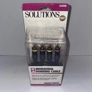 Solutions Video 6ft Monaural Dubbing cable. Brand New! Free SnH - Picture 1 of 5