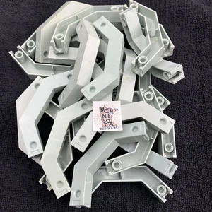 25 Vintage Construx Grigio Angolato Trave Lungo di Fisher Price - Ricambi - Foto 1 di 3