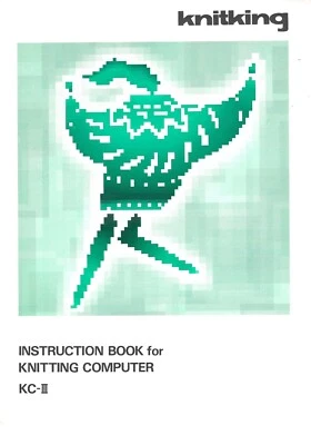 Brother Knitking PPD100/KCIII INSTRUCTION MANUAL *NEW* Mfg Original  - Image 1 of 2