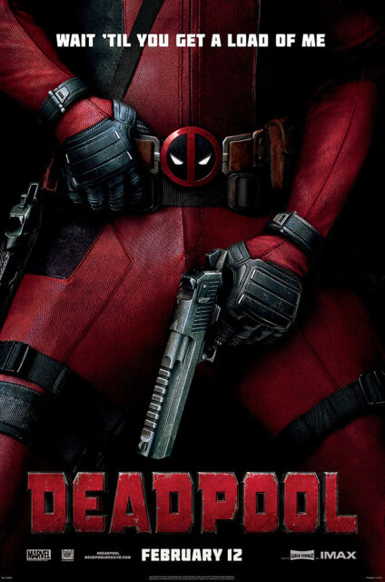 Deadpool 2 Movie Poster Ryan Reynolds Superhero 14x21 27x40 32x48 Art  Print #1