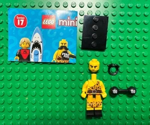 LEGO® Strongman with Barbell Minifigure - CMF Series 17 (col287) Carnival New - Picture 1 of 2