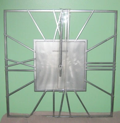 625-611 -LORAIN - 24" CUADRADO HOWARD MILLER RELOJ DE PARED NUEVO LEER DESCRIPCIÓN. Foto 1 de 4