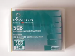 Orologio Imation 3M HP Colorado nastro/cartuccia dati 2,5/5 GB nero NUOVO - Foto 1 di 2