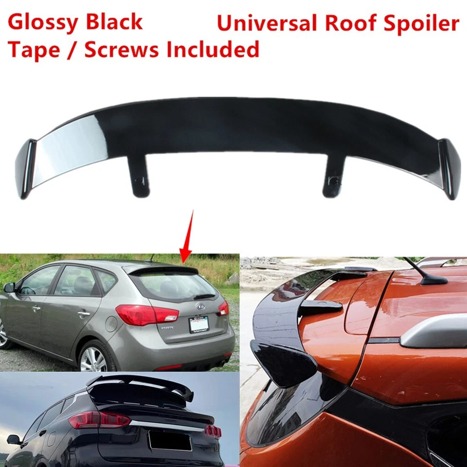 Fit For Kia Forte 2011-2013 Tailgate Roof Spoiler Modified Top Wing Universal Foto 1 de 4