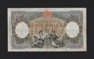 ITALY 1000 LIRE lira 1940  P-56 VF key date - Picture 1 of 2