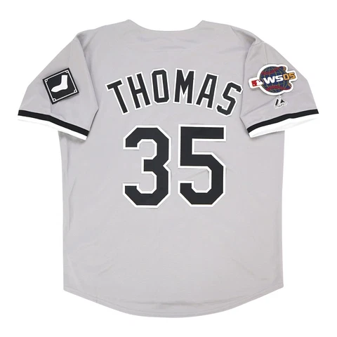 Frank Thomas Chicago White Sox 2005 World Series Grey Road Men's Jersey (S-3XL) Cover