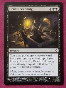 Magic The Gathering WORLDWAKE DEAD RECKONING black card MTG - Bild 1 von 2