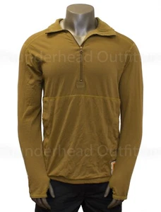 USMC FROG Grid Fleece Thermo Pullover US Marine Corps COYOTE LARGE REGULAR ACC - Bild 1 von 6
