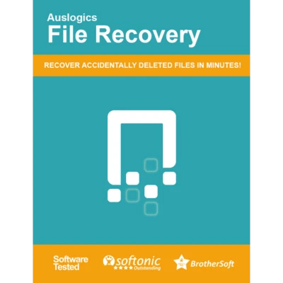 Auslogics File Recovery , File recover software from virus attack , deletion - Image 1 of 2