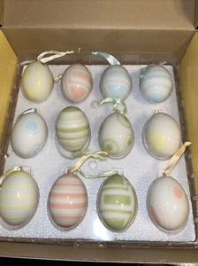 DUTZEND Porzellan roter Umschlag moderne Ostereier - Bild 1 von 3