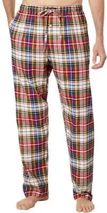 Polo Ralph Lauren Men's Plaid Flannel Pajama Pants Multi-Red, L - Picture 1 of 4