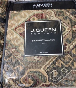 J. Queen New York, Valance, Straight Valance "TAOS", 88" x 20" STVAL - Picture 1 of 6