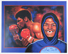 Leon Spinks Boxing Autographed Signed 16X20 Color Litho Photo Jsa Loa