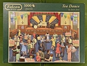 Falcon deluxe puzzle Tea Dance,by Jason Juta, 1,000 pcs, hard to find in US,used - Picture 1 of 8