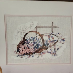 WEDDING RING BOUQUET Flowers-Victorian P. Vaughan Counted Cross Stitch Pattern - Picture 1 of 9
