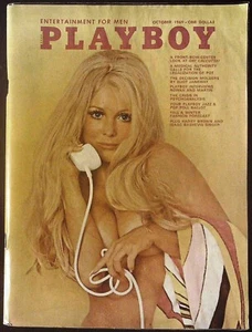 PLAYBOY US October 1969 PAULETTE LINDBERG Michael Caine JEAN BELL @ GOOD @ - Bild 1 von 6