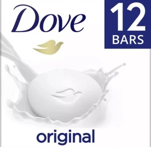 Dove Original Deep Moisturizing Beauty Bar Soap All Skin Type,Unscented, 3.75 oz - Picture 1 of 8