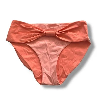 Marysia Swim High Waisted Pink Tonal Bow Bikini Bottom NWOT Size Small - Image 1 of 4