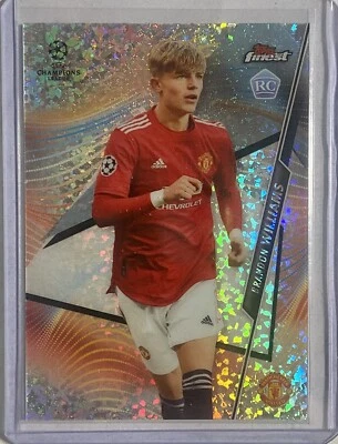 2021 Topps Finest UEFA Brandon Williams #21 Rookie Speckle Refractor /125 Chrome - Image 1 of 2