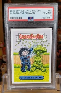 Mülleimer Kinder FANTASIEVOLLE EDWARD Schere Hände Schnitzen ADAM BOMB PSA 10 EDELSTEINE - Bild 1 von 5