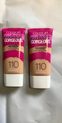2*Covergirl Ready, Set Gorgeous Oil-Free Foundation 110 fresh complexion - Image 1 of 2