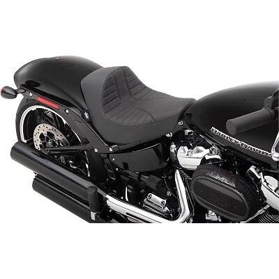 Asiento individual de vinilo negro liso Scorpion Harley Breakout FXBR 1... Foto 1 de 2
