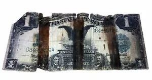 Rough Shape 1899 Series One Dollar $1 Silver Certificate Black Eagle Large Note - Picture 1 of 7